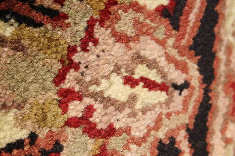 Jaipur Black Round Hand Knotted 60 X 60  Area Rug 250-28211 Image 4