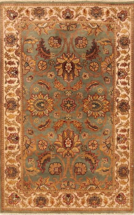 Jaipur Grey Hand Knotted 30 X 50  Area Rug 250-28226 Image 0