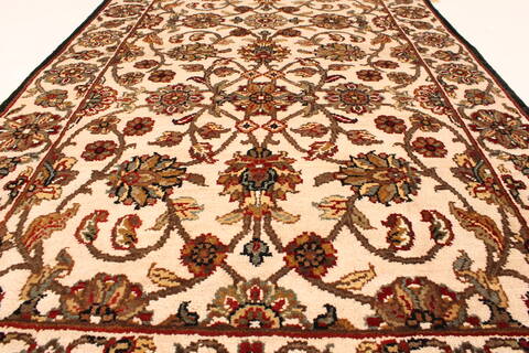 Jaipur White Hand Knotted 30 X 50  Area Rug 250-28227 Image 4