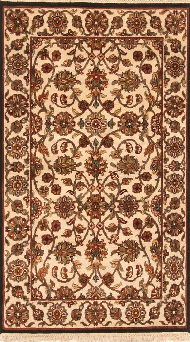 Jaipur White Hand Knotted 30 X 50  Area Rug 250-28227 Image 0