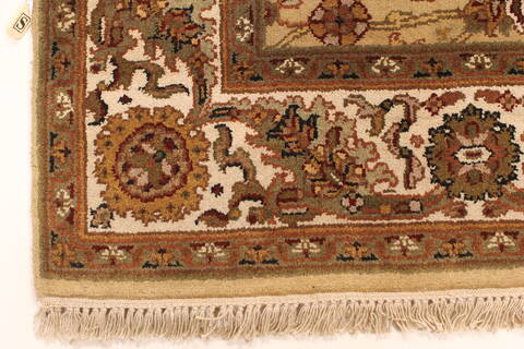 Jaipur Yellow Hand Knotted 50 X 70  Area Rug 250-28251 Image 1