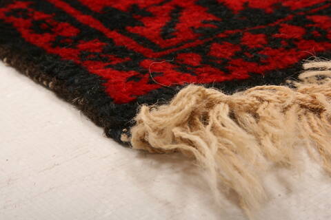 Baluch Brown Hand Knotted 30 X 47  Area Rug 100-28280 Image 1