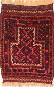 Baluch Blue Hand Knotted 3'0" X 4'7"  Area Rug 100-28291