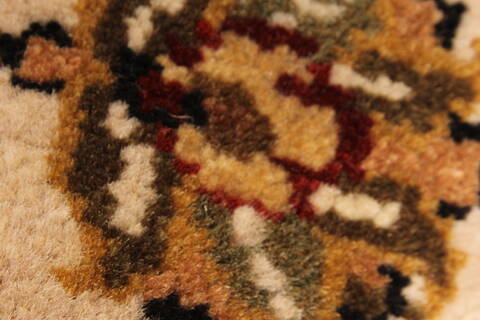 Jaipur Black Round Hand Knotted 60 X 60  Area Rug 250-28301 Image 6
