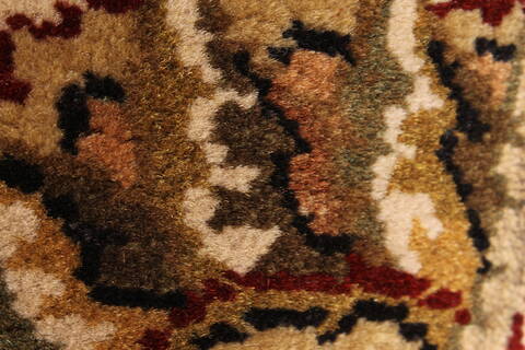 Jaipur Black Round Hand Knotted 60 X 60  Area Rug 250-28301 Image 7