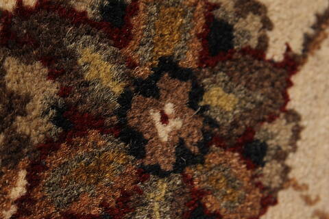 Jaipur Black Round Hand Knotted 60 X 60  Area Rug 250-28309 Image 6