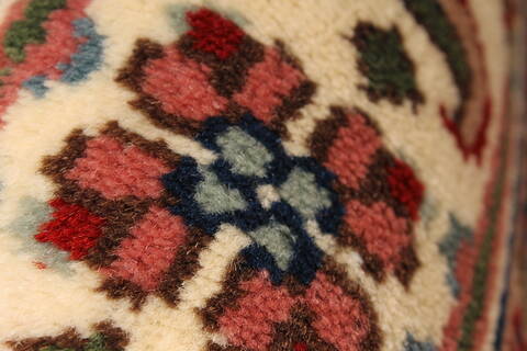 Mahi Beige Hand Knotted 30 X 50  Area Rug 250-28316 Image 6