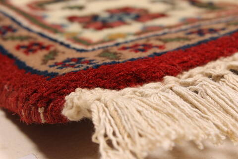 Mahi Beige Hand Knotted 30 X 50  Area Rug 250-28316 Image 8