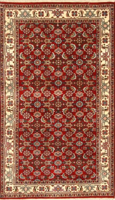 Mahi Beige Hand Knotted 30 X 50  Area Rug 250-28316 Image 0