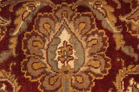 Jaipur Red Round Hand Knotted 40 X 40  Area Rug 250-28325 Image 2