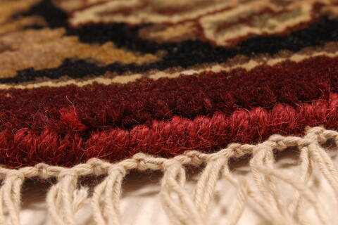 Jaipur Red Round Hand Knotted 40 X 40  Area Rug 250-28325 Image 9
