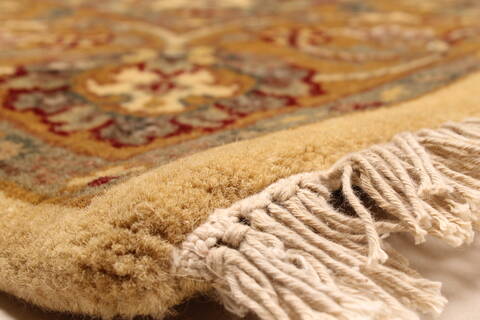 Jaipur Yellow Square Hand Knotted 40 X 40  Area Rug 250-28331 Image 10