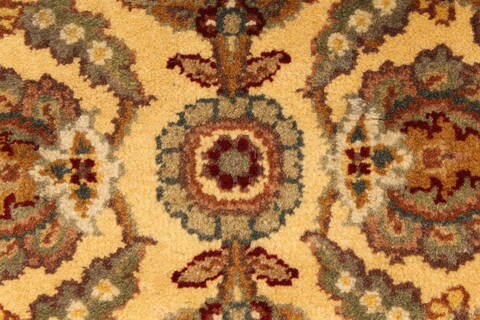 Jaipur Yellow Square Hand Knotted 40 X 40  Area Rug 250-28331 Image 1