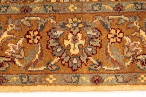 Jaipur Yellow Square Hand Knotted 40 X 40  Area Rug 250-28331 Image 2