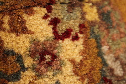 Jaipur Yellow Square Hand Knotted 40 X 40  Area Rug 250-28331 Image 7