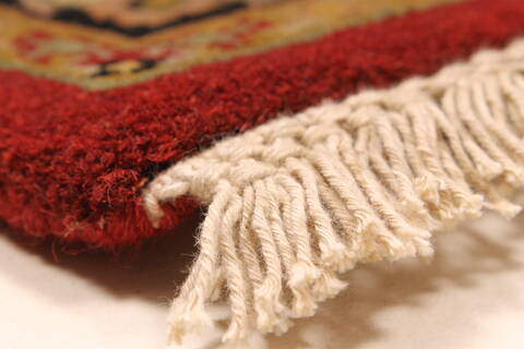 Jaipur Red Square Hand Knotted 40 X 40  Area Rug 250-28332 Image 9