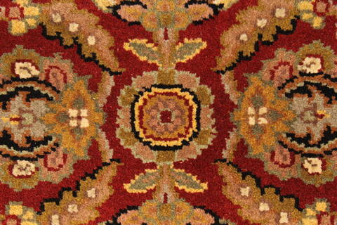 Jaipur Red Square Hand Knotted 40 X 40  Area Rug 250-28339 Image 1