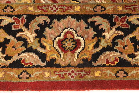Jaipur Red Square Hand Knotted 40 X 40  Area Rug 250-28339 Image 2