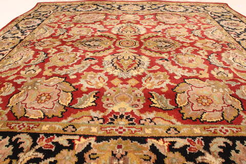 Jaipur Red Square Hand Knotted 40 X 40  Area Rug 250-28339 Image 3