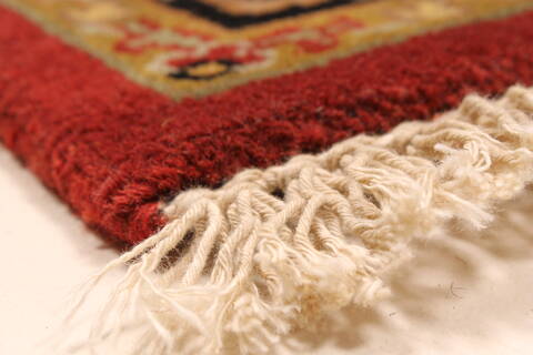 Jaipur Red Square Hand Knotted 40 X 40  Area Rug 250-28339 Image 8