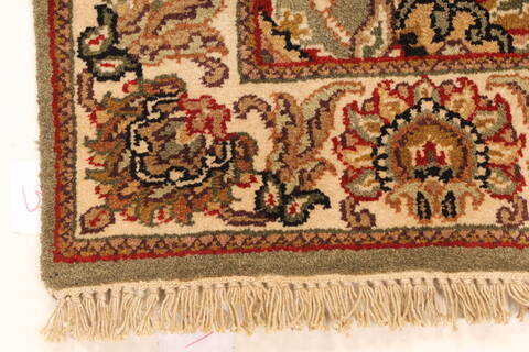 Jaipur Green Hand Knotted 30 X 50  Area Rug 250-28354 Image 10