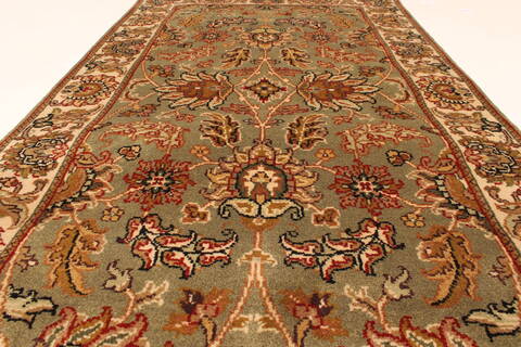 Jaipur Green Hand Knotted 30 X 50  Area Rug 250-28354 Image 3