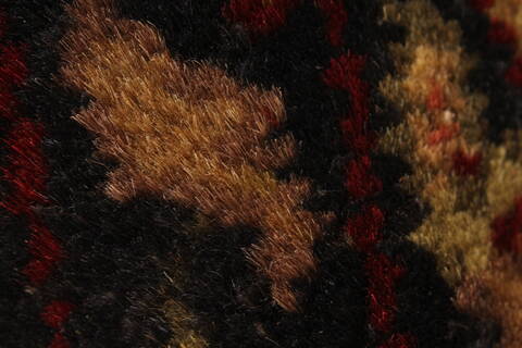 Jaipur Black Round Hand Knotted 40 X 40  Area Rug 250-28359 Image 4