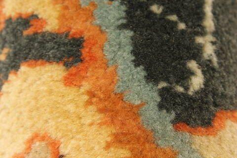 Jaipur Red Round Hand Knotted 30 X 30  Area Rug 250-28376 Image 5