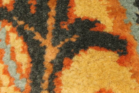 Jaipur Red Round Hand Knotted 30 X 30  Area Rug 250-28376 Image 6