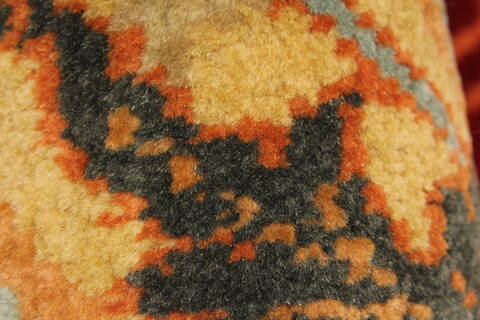 Jaipur Red Round Hand Knotted 30 X 30  Area Rug 250-28376 Image 7