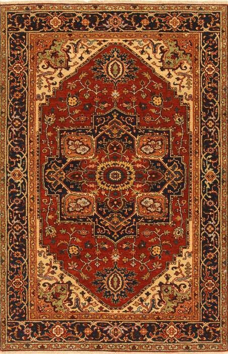 Serapi Brown Hand Knotted 311 X 511  Area Rug 250-28401 Image 0
