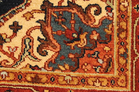 Serapi Blue Hand Knotted 311 X 510  Area Rug 250-28403 Image 11