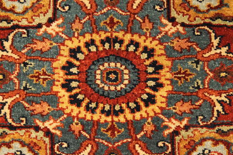 Serapi Blue Hand Knotted 311 X 510  Area Rug 250-28403 Image 2