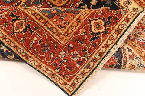 Serapi Blue Hand Knotted 311 X 510  Area Rug 250-28403 Image 6