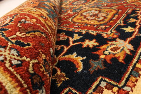 Serapi Blue Hand Knotted 311 X 510  Area Rug 250-28403 Image 7