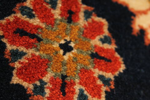 Bidjar Multicolor Runner Hand Knotted 42 X 103  Area Rug 250-28411 Image 10