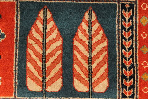 Bidjar Multicolor Runner Hand Knotted 42 X 103  Area Rug 250-28411 Image 3