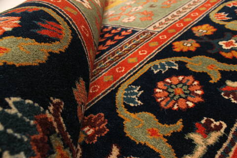 Bidjar Multicolor Runner Hand Knotted 42 X 103  Area Rug 250-28411 Image 9