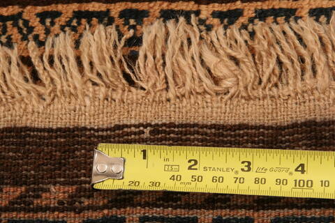 Baluch Beige Hand Knotted 30 X 47  Area Rug 100-28414 Image 4