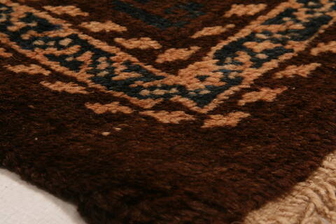 Baluch Beige Hand Knotted 30 X 47  Area Rug 100-28414 Image 5