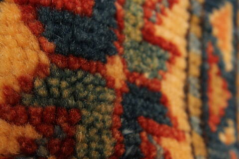 Kazak Red Runner Hand Knotted 410 X 153  Area Rug 250-28418 Image 11