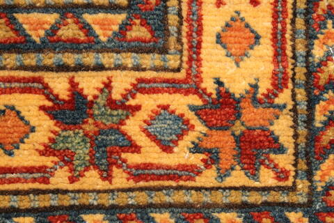Kazak Red Runner Hand Knotted 410 X 153  Area Rug 250-28418 Image 6