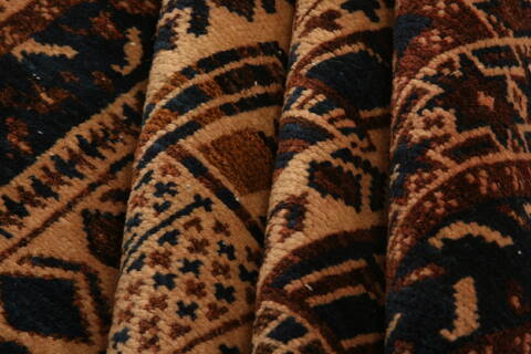 Baluch Beige Hand Knotted 30 X 47  Area Rug 100-28427 Image 2