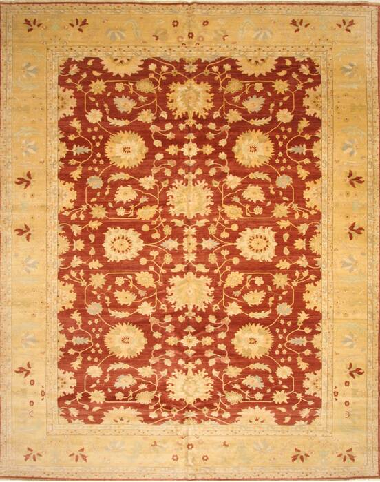 Chobi Brown Hand Knotted 1111 X 147  Area Rug 250-28439 Image 0