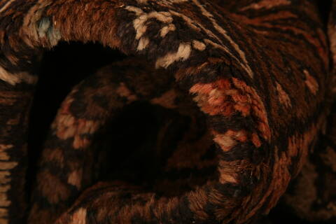 Baluch Brown Hand Knotted 30 X 47  Area Rug 100-28444 Image 1