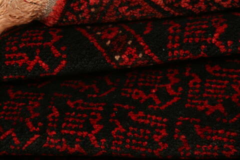Baluch Black Hand Knotted 29 X 45  Area Rug 100-28445 Image 3