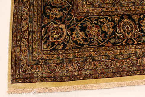 Kashmar Beige Hand Knotted 1110 X 1411  Area Rug 250-28446 Image 1
