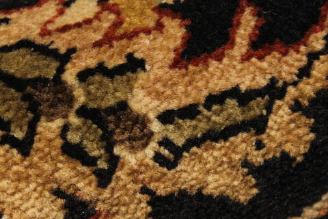 Kashmar Beige Hand Knotted 1110 X 1411  Area Rug 250-28446 Image 8