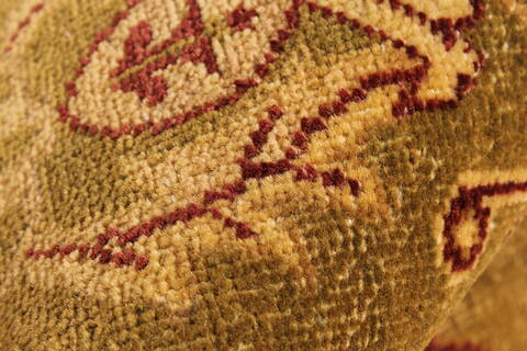 Agra Beige Hand Knotted 120 X 154  Area Rug 250-28462 Image 9