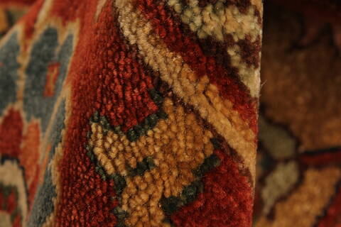 Serapi Beige Hand Knotted 129 X 149  Area Rug 250-28464 Image 10